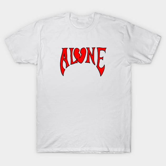 Alone T-Shirt by Love Curse